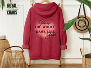 You Are the Whole Damn Vibe Babe Hoodie | Self-Love | Empowering Sweatshirt |