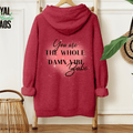 You Are the Whole Damn Vibe Babe Hoodie | Self-Love | Empowering Sweatshirt | 8