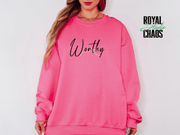 Minimal Bow Sweatshirt, Coquette Aesthetic Crewneck, Simple Ribbon Sweatshirt