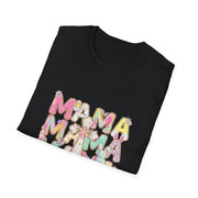 Mama Easter Shirt, Pastel Bunny Mom Tee, Spring Mama Shirt, Cute Easter Mom Gift, Floral Cross Christian Easter Tee, Mama Bunny Shirt