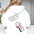 Worthy Hoodie | Personalized Inspirational Hoodie | Custom Quote Sweatshirt | Self Love Hoodie | Gildan 18500 Unisex 19