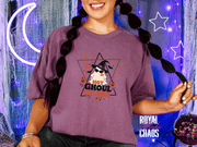 Hot Ghoul Chaos Comfort Colors T-Shirt | Retro Halloween Graphic Tee