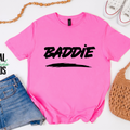 Baddie Shirt, Empowerment T-Shirt, Bold Statement Graphic Top, Minimalist, 8