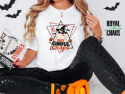 Hot Ghoul Chaos Comfort Colors T-Shirt | Retro Halloween Graphic Tee