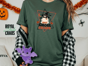 Hot Ghoul Chaos Comfort Colors T-Shirt | Retro Halloween Graphic Tee