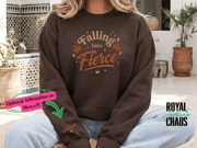 Falling Into Fierce Sweatshirt | Women’s Fall Empowerment Crewneck | Already Enough
