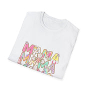 Mama Easter Shirt, Pastel Bunny Mom Tee, Spring Mama Shirt, Cute Easter Mom Gift, Floral Cross Christian Easter Tee, Mama Bunny Shirt