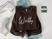Minimal Bow Sweatshirt, Coquette Aesthetic Crewneck, Simple Ribbon Sweatshirt