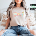 Worthy Retro Floral Graphic Tee, Self Love Shirt,Motivational Shirt for Women,Positive Message Shirt,Pastel Flower 15