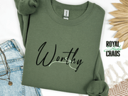 Minimal Bow Sweatshirt, Coquette Aesthetic Crewneck, Simple Ribbon Sweatshirt