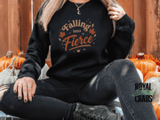 Falling Into Fierce Sweatshirt | Women’s Fall Empowerment Crewneck | Already Enough