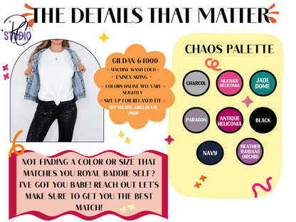 Hustle Like a Baddie (white font), Act Like a Lady, Gift for Her, Boss Babe Hustle T-Shirt, Edgy Women Power, Feminist Style, Gildan 64000