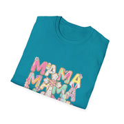 Mama Easter Shirt, Pastel Bunny Mom Tee, Spring Mama Shirt, Cute Easter Mom Gift, Floral Cross Christian Easter Tee, Mama Bunny Shirt