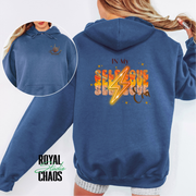 Self Love Era Hoodie | Gildan Graphic Hoodie w/ Lightning Bolt + Sleeve Print | Empowerment Gift | Cozy Unisex