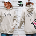 Worthy Hoodie | Personalized Inspirational Hoodie | Custom Quote Sweatshirt | Self Love Hoodie | Gildan 18500 Unisex 1