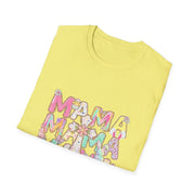 Mama Easter Shirt, Pastel Bunny Mom Tee, Spring Mama Shirt, Cute Easter Mom Gift, Floral Cross Christian Easter Tee, Mama Bunny Shirt