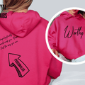 Worthy Hoodie | Personalized Inspirational Hoodie | Custom Quote Sweatshirt | Self Love Hoodie | Gildan 18500 Unisex 12