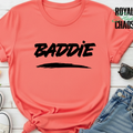 Baddie Shirt, Empowerment T-Shirt, Bold Statement Graphic Top, Minimalist, 4