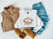 Falling Into Fierce Sweatshirt | Women’s Fall Empowerment Crewneck | Already Enough