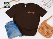 You Are The Asset Worthy Affirmation Shirt Self Worth Empowerment Tee Crown Graphic Motivational