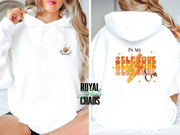 Self Love Era Hoodie | Gildan Graphic Hoodie w/ Lightning Bolt + Sleeve Print | Empowerment Gift | Cozy Unisex