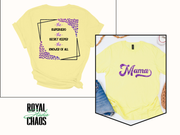 Mom Life Empowerment Shirt The Vision The Power The Protector Mom Shirt Leopard Print Mom Tee Strong Mom Shirt Mothers Day Gift