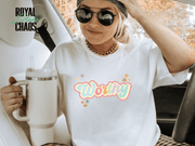 Worthy T-Shirt | Retro Floral Graphic Tee for Women | Self-Worth Shirt | Encouragement Gift for Her