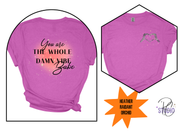 You Are the Whole Damn Vibe Shirt | Skeleton Heart Tee | Gildan 64000 Softstyle | Self Love Graphic Shirt