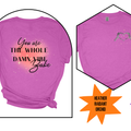 You Are the Whole Damn Vibe Shirt | Skeleton Heart Tee | Gildan 64000 Softstyle | Self Love Graphic Shirt 8