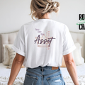 You Are The Asset Worthy Affirmation Shirt Self Worth Empowerment Tee Crown Graphic Motivational 8