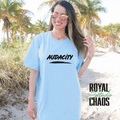 Audacity Shirt, Empowerment T-Shirt, Bold Statement Graphic Top, Minimalist 11