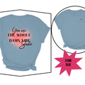 You Are the Whole Damn Vibe Shirt | Skeleton Heart Tee | Gildan 64000 Softstyle | Self Love Graphic Shirt 7