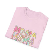 Mama Easter Shirt, Pastel Bunny Mom Tee, Spring Mama Shirt, Cute Easter Mom Gift, Floral Cross Christian Easter Tee, Mama Bunny Shirt