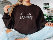 Minimal Bow Sweatshirt, Coquette Aesthetic Crewneck, Simple Ribbon Sweatshirt