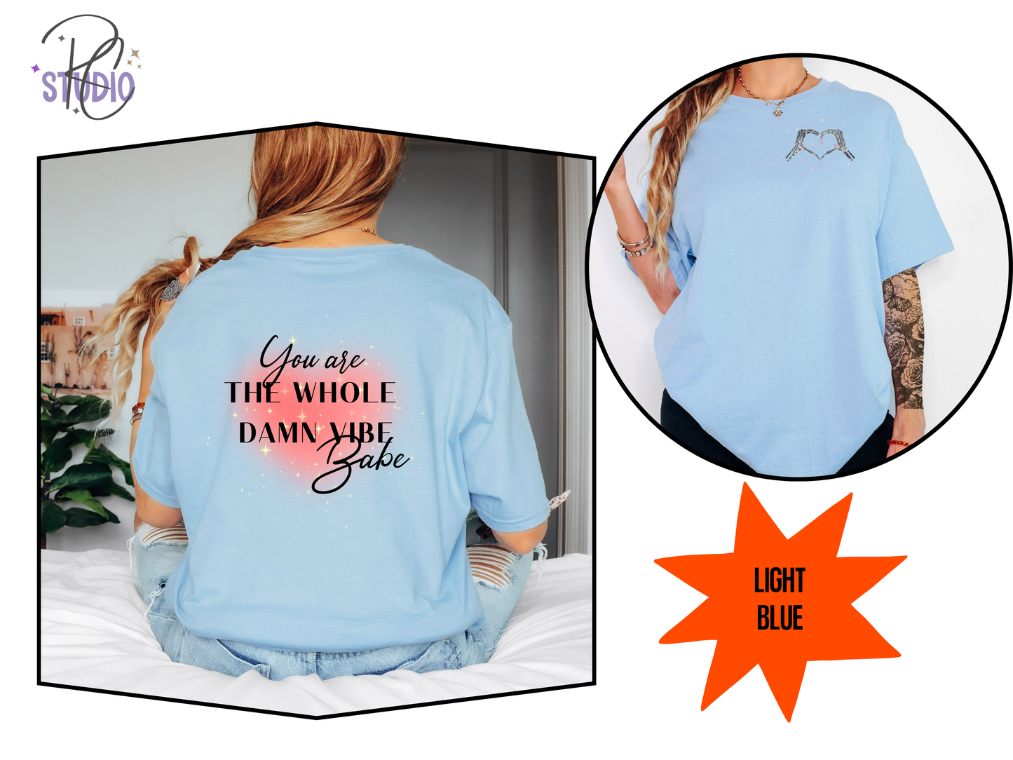 You Are the Whole Damn Vibe Shirt | Skeleton Heart Tee | Gildan 64000 Softstyle | Self Love Graphic Shirt