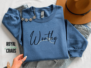 Minimal Bow Sweatshirt, Coquette Aesthetic Crewneck, Simple Ribbon Sweatshirt