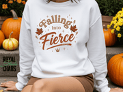 Falling Into Fierce Sweatshirt | Women’s Fall Empowerment Crewneck | Already Enough