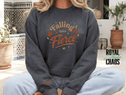 Falling Into Fierce Sweatshirt | Women’s Fall Empowerment Crewneck | Already Enough