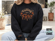 Falling Into Fierce Sweatshirt | Women’s Fall Empowerment Crewneck | Already Enough