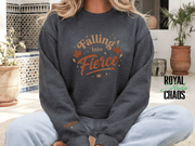 Falling Into Fierce Sweatshirt | Women’s Fall Empowerment Crewneck | Already Enough