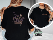 You Are The Asset Worthy Affirmation Shirt Self Worth Empowerment Tee Crown Graphic Motivational
